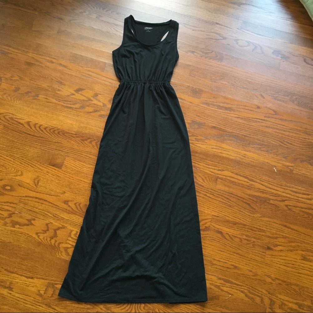 Arizona Plain Black Maxi Dress